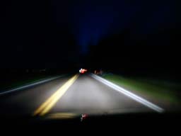 Езда на автомобиле ночью